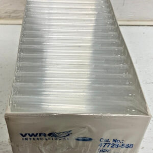 New Box of 1000 VWR 47729-568 Disposable Culture Tubes Borosilicate Glass 248A