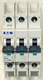 New Eaton FAZ-D15/3-NA EN/IEC 60947-2 Circuit Breaker 3-Pole 277/480V 50/60Hz