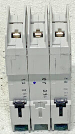 New Eaton FAZ-D15/3-NA EN/IEC 60947-2 Circuit Breaker 3-Pole 277/480V 50/60Hz