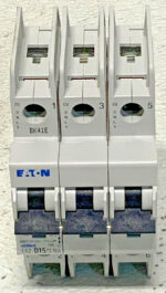 New Eaton FAZ-D15/3-NA EN/IEC 60947-2 Circuit Breaker 3-Pole 277/480V 50/60Hz