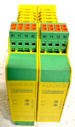 Lot of 2 Phoenix Contact PSR-SPP 24DC/ESP4/2X1/1X2 Safety Relay Module 2981017