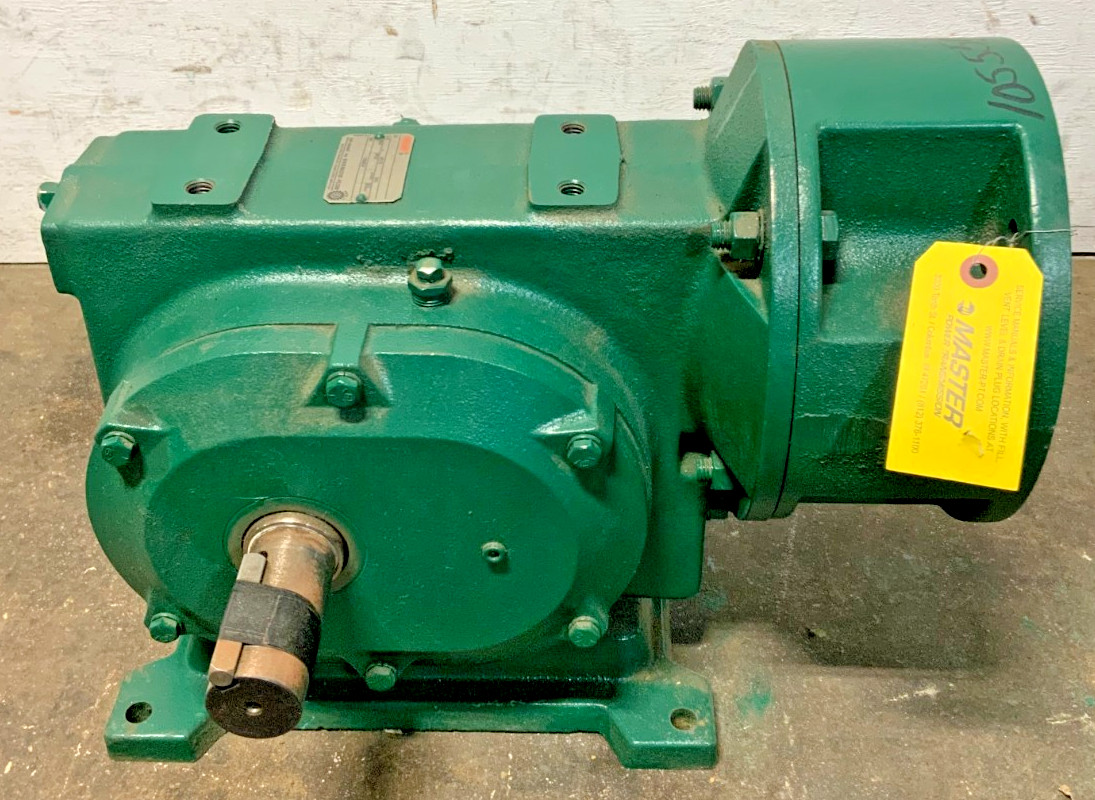 Master 180CM21B Speed Reducer 3-1/8x1 1/2 Shaft 40:1 Ratio 1750RPM In 44RPM Out_0 Master 180CM21B Speed Reducer 3-1/8x1 1/2 Shaft 40:1 Ratio 1750RPM In 44RPM Out