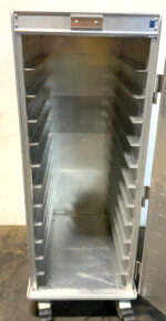Aladdin Temp-Rite CA67IFB12 12 Tier Slot Mobile Serving Tray Dispenser Cart Food