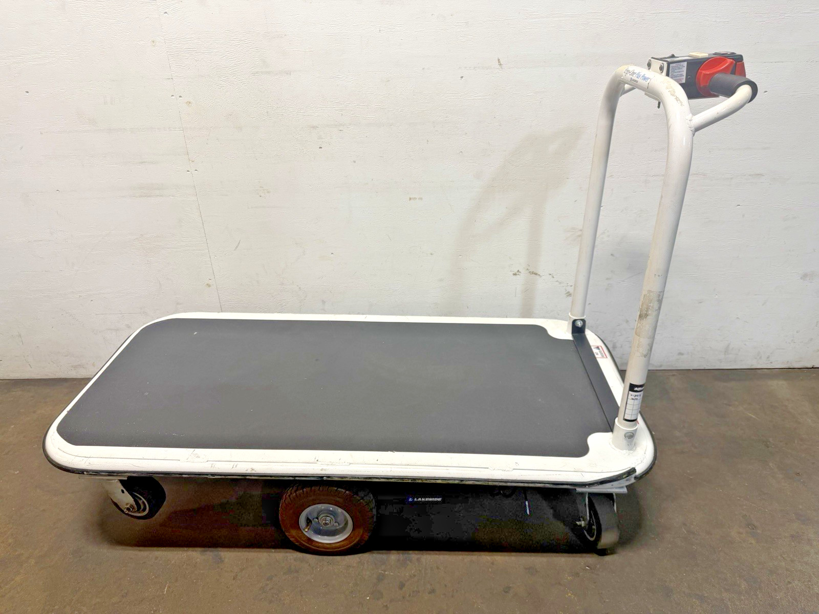 Lakeside 8180 Ergo One Plus Power Electric Battery Platform Truck Cart 48X27 FLR_0 Lakeside 8180 Ergo One Plus Power Electric Battery Platform Truck Cart 48X27 FLR