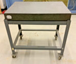00150748 24" X 36" X 4" Granite Surface Plate Inspection Table w/ Rolling Stand