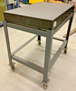 00150748 24" X 36" X 4" Granite Surface Plate Inspection Table w/ Rolling Stand