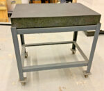 00150748 24" X 36" X 4" Granite Surface Plate Inspection Table w/ Rolling Stand