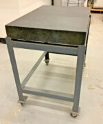 00150748 24" X 36" X 4" Granite Surface Plate Inspection Table w/ Rolling Stand