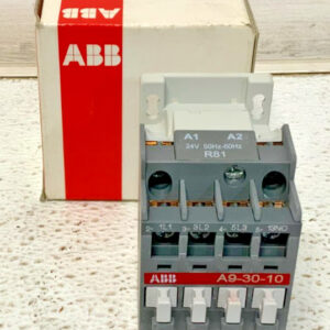 NEW ABB A9-30-10 Original 3 Pole Industrial Contactor 24V 50/60 HZ 21B