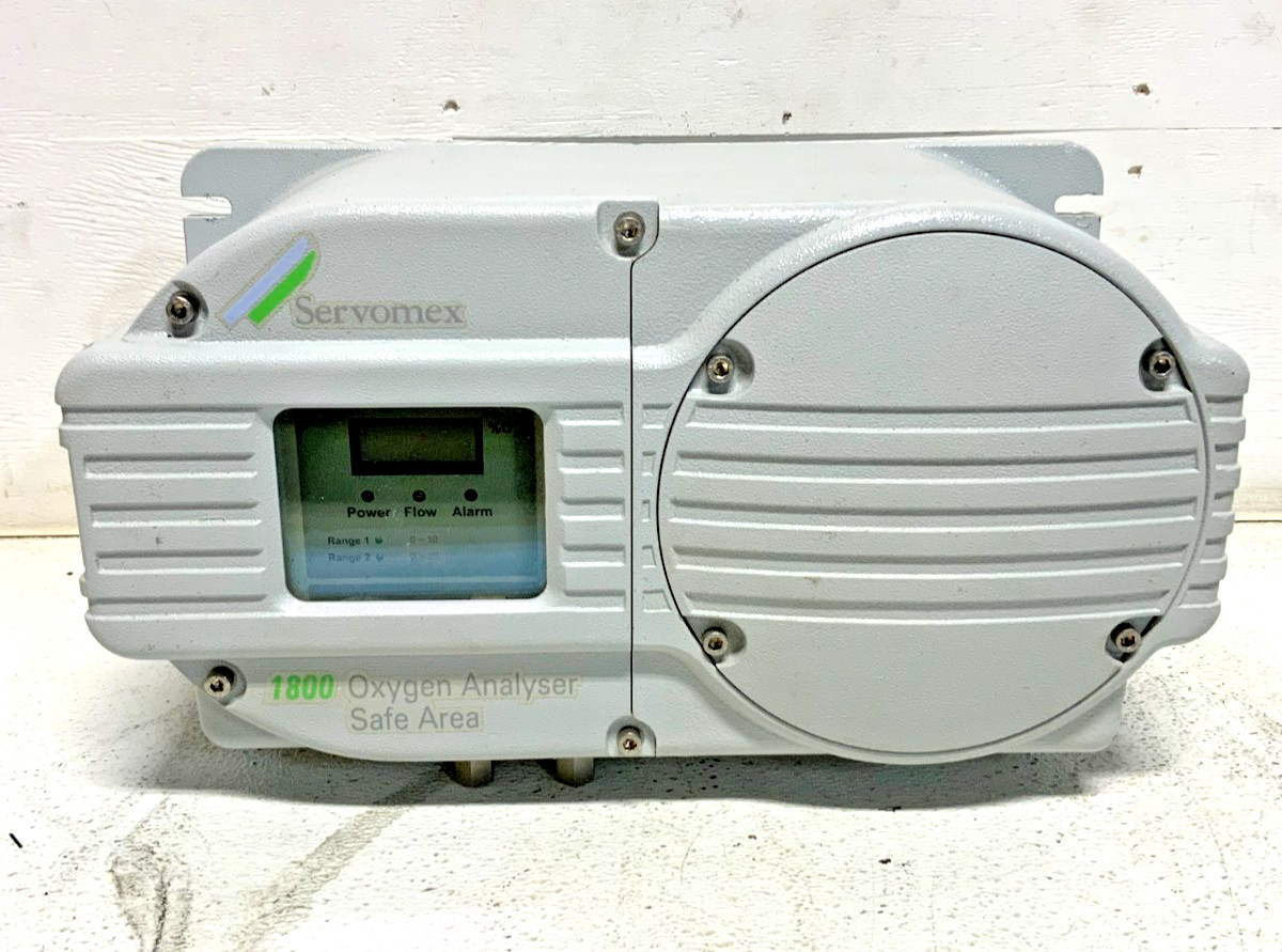 Servomex 1800 Oxygen O2 Gas Analyzer Safe Area Analysis Monitor Unit 77B_0 Servomex 1800 Oxygen O2 Gas Analyzer Safe Area Analysis Monitor Unit 77B