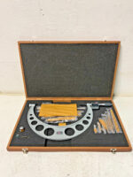 SPI 13434972 6-12" Mechanical Outside Micrometer Set Interchangeable Anvil 58C