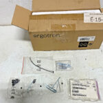 New Ergotron 45-243-026 LX Wall Mount Monitor Arm Polished Aluminum Up to 34"