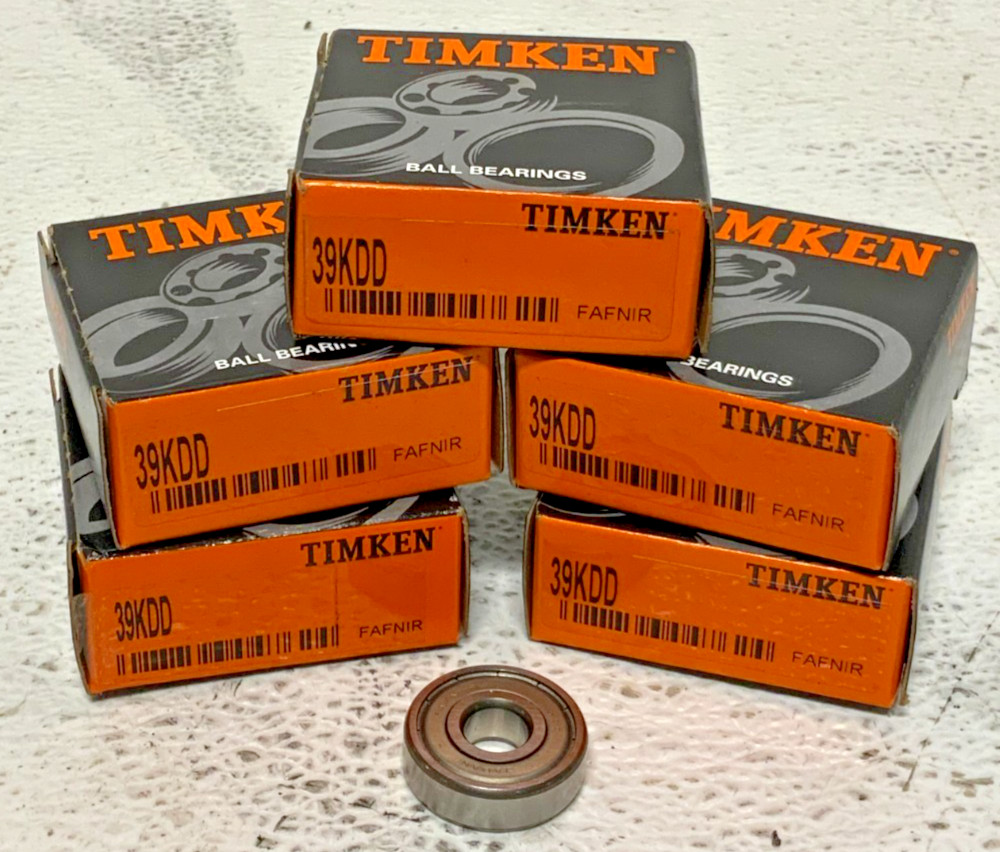 NEW Lot of 5 Timken 39KDD Deep Groove Single Row Radial Ball Bearing 252K_0 NEW Lot of 5 Timken 39KDD Deep Groove Single Row Radial Ball Bearing 252K