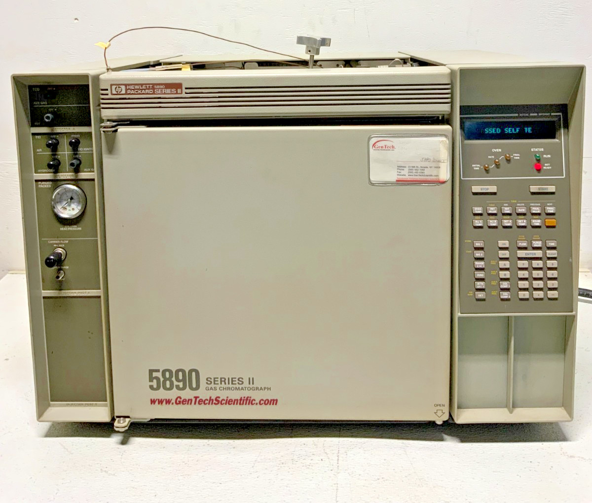 HP 5890 Series II Laboratory Gas Chromatograph System Mass Selective Detector_0 HP 5890 Series II Laboratory Gas Chromatograph System Mass Selective Detector