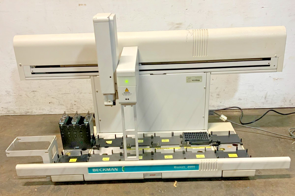 Beckman Coulter Biomek 2000 Liquid Handling Automation Lab Workstation G10B_0 Beckman Coulter Biomek 2000 Liquid Handling Automation Lab Workstation G10B